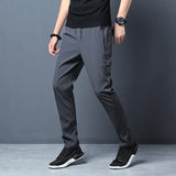 Pantalones Jogger para Hombre de Corte Recto Coreano – Ajustados Elásticos