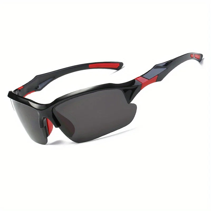 Gafas de sol deportivas polarizadas que desafían el viento