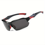Gafas de sol deportivas polarizadas que desafían el viento