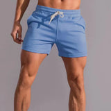 Pantalones cortos deportivos de algodón para hombre