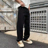 Jeans de mezclilla jacquard premium