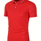 Camiseta Polo de Algodón Transpirable Premium para Hombre
