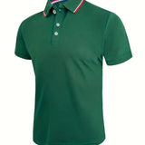 Camiseta Polo de Algodón Transpirable Premium para Hombre