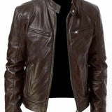 Jett | Chaqueta clásica de cuero para hombre