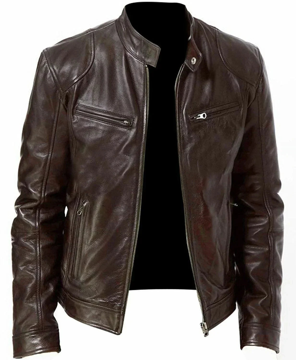 Jett | Chaqueta clásica de cuero para hombre