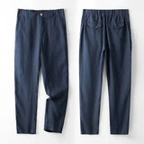 Conjunto de Traje de Lino para Hombre Comodidad Transpirable Lujo