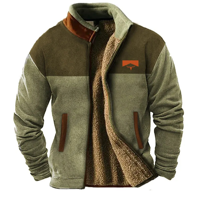 Chaqueta Sherpa "Outwest" – Abrigo exterior de forro polar ultra cálido y acogedor