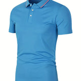 Camiseta Polo de Algodón Transpirable Premium para Hombre