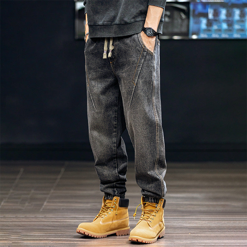 Jogger de mezclilla V Line