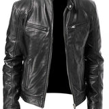Jett | Chaqueta clásica de cuero para hombre