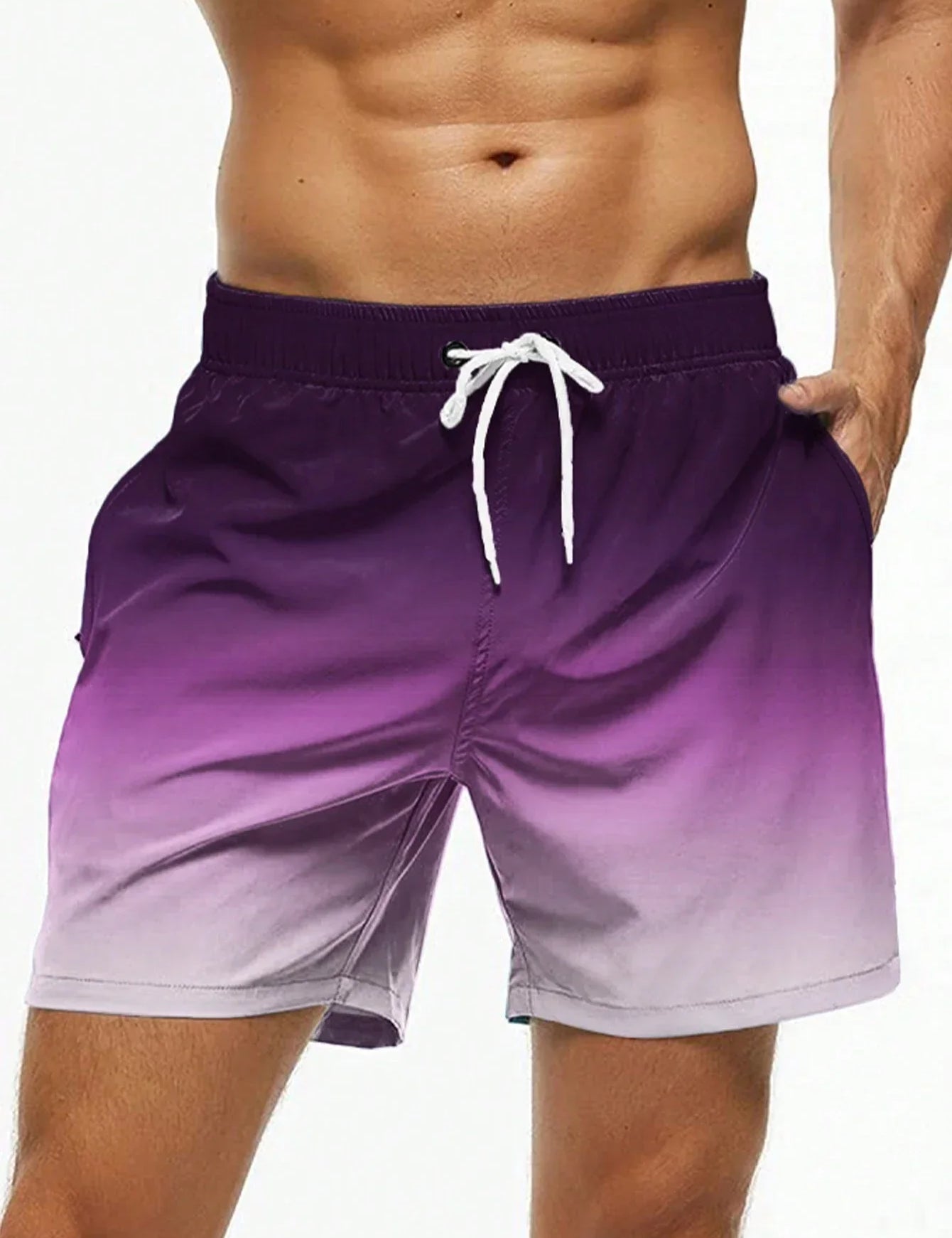 Bañadores para hombre con bloque de color degradado