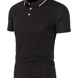 Camiseta Polo de Algodón Transpirable Premium para Hombre