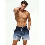 Bañadores para hombre con bloque de color degradado