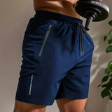 Pantalones cortos de gimnasio para hombre de secado rápido