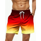 Bañadores para hombre con bloque de color degradado