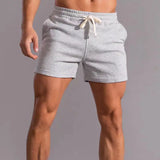 Pantalones cortos deportivos de algodón para hombre