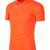 Camiseta Polo de Algodón Transpirable Premium para Hombre