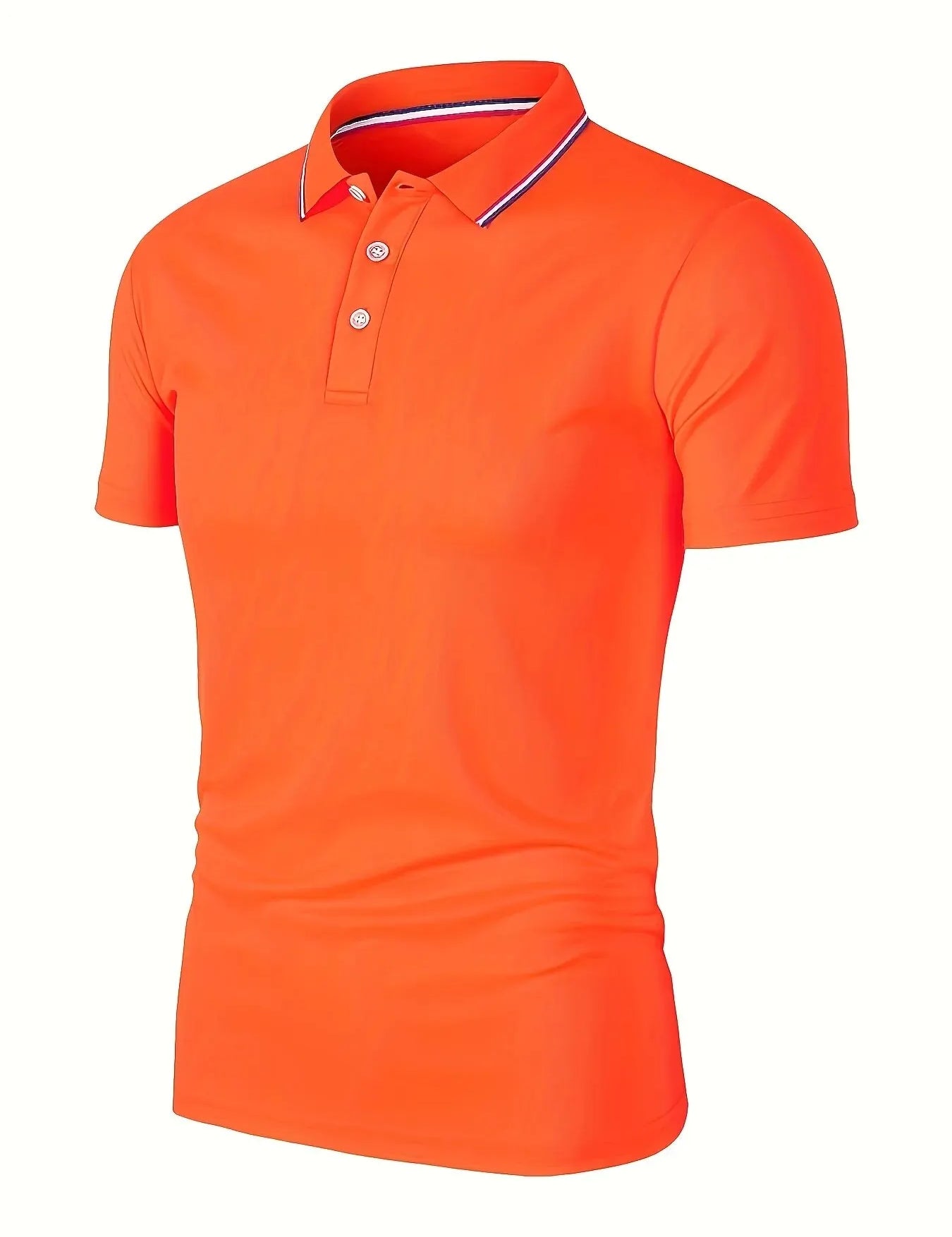 Camiseta Polo de Algodón Transpirable Premium para Hombre