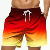 Bañadores para hombre con bloque de color degradado