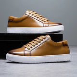 Franco - Zapatilla cómoda de cuero