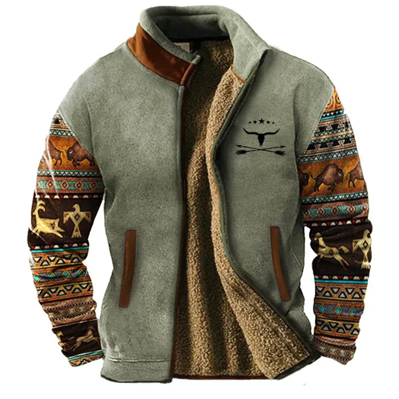 Chaqueta Sherpa "Outwest" – Abrigo exterior de forro polar ultra cálido y acogedor