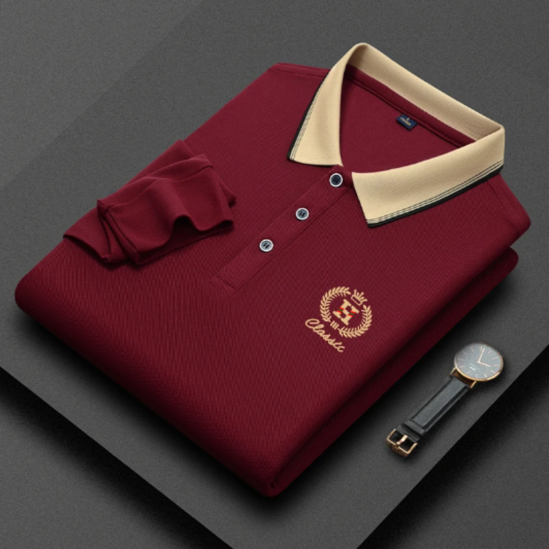 Camisa Polo Clásica de Punto para Hombre