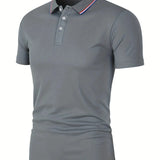 Camiseta Polo de Algodón Transpirable Premium para Hombre