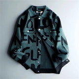 Chaqueta Vintage de Punto Azul Celeste