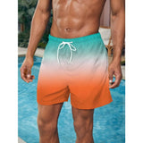 Bañadores para hombre con bloque de color degradado