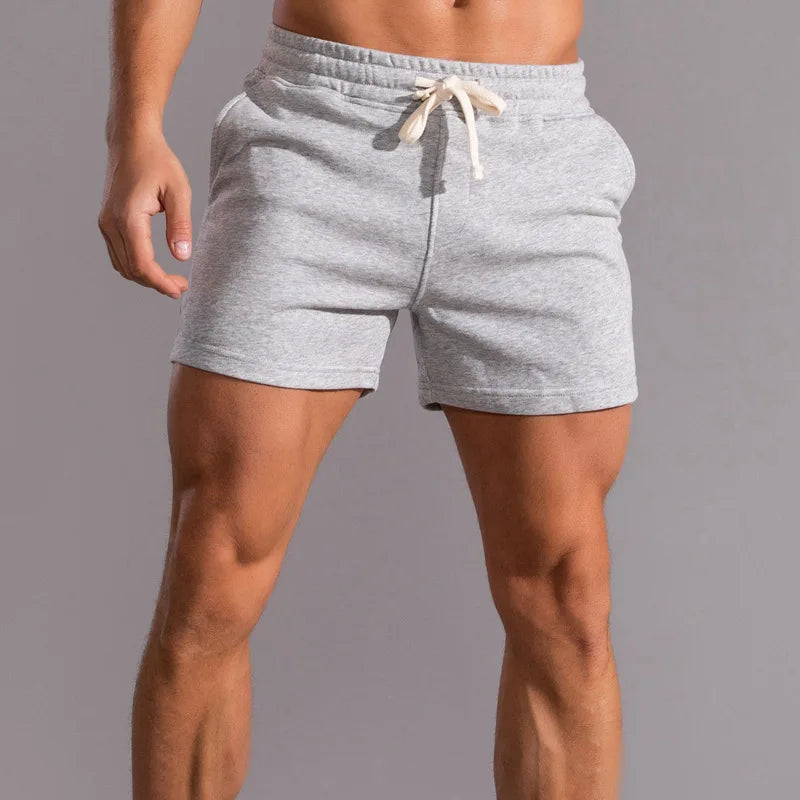 Pantalones cortos casuales de verano para hombre 100% algodón transpirable