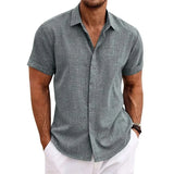 Camisa de lino de verano Luca para hombre