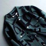 Chaqueta Vintage de Punto Azul Celeste
