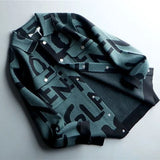 Chaqueta Vintage de Punto Azul Celeste
