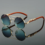 Gafas de sol vintage "Panther" – Protección UV400 Unisex Retro Ovaladas