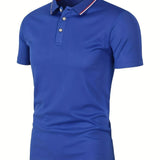 Camiseta Polo de Algodón Transpirable Premium para Hombre