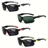 Gafas de sol deportivas polarizadas que desafían el viento
