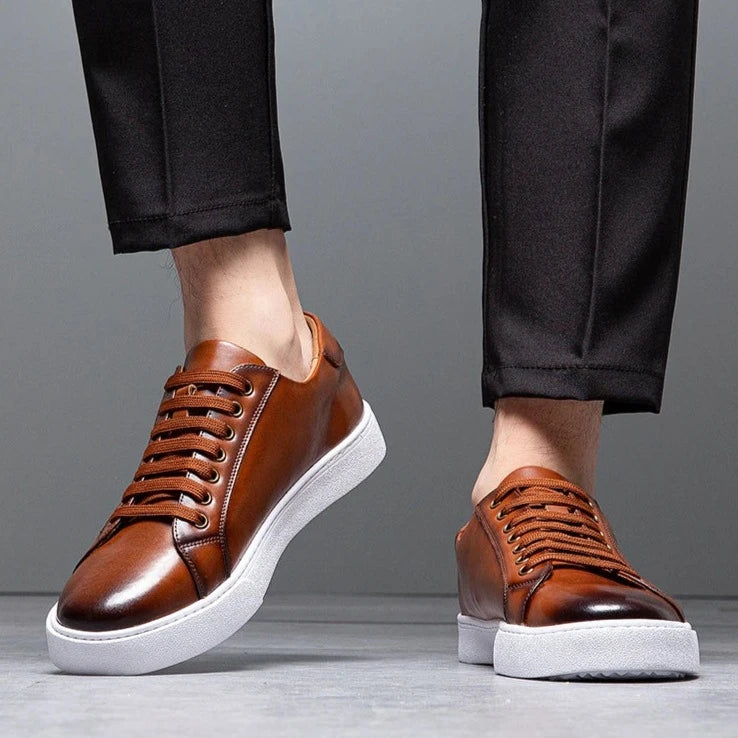 Franco - Zapatilla cómoda de cuero