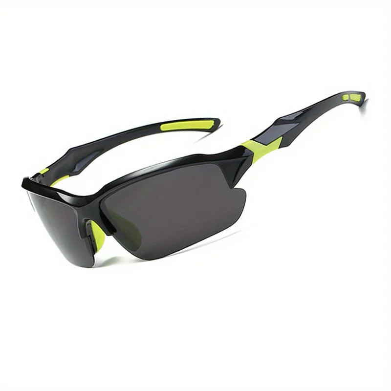 Gafas de sol deportivas polarizadas que desafían el viento