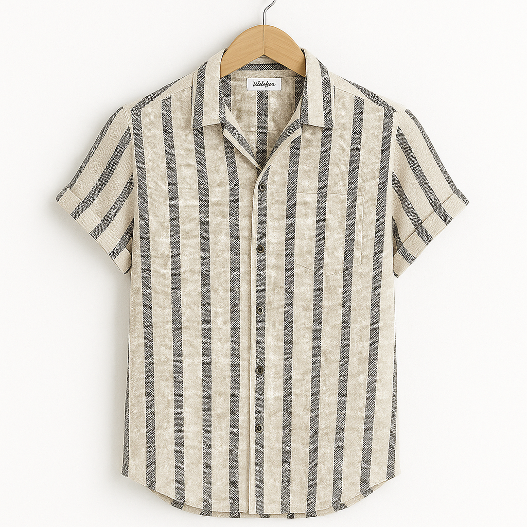 Camisa de Lino Rayada Castello