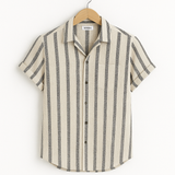 Camisa de Lino Rayada Castello