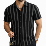 Camisa de Lino Rayada Castello