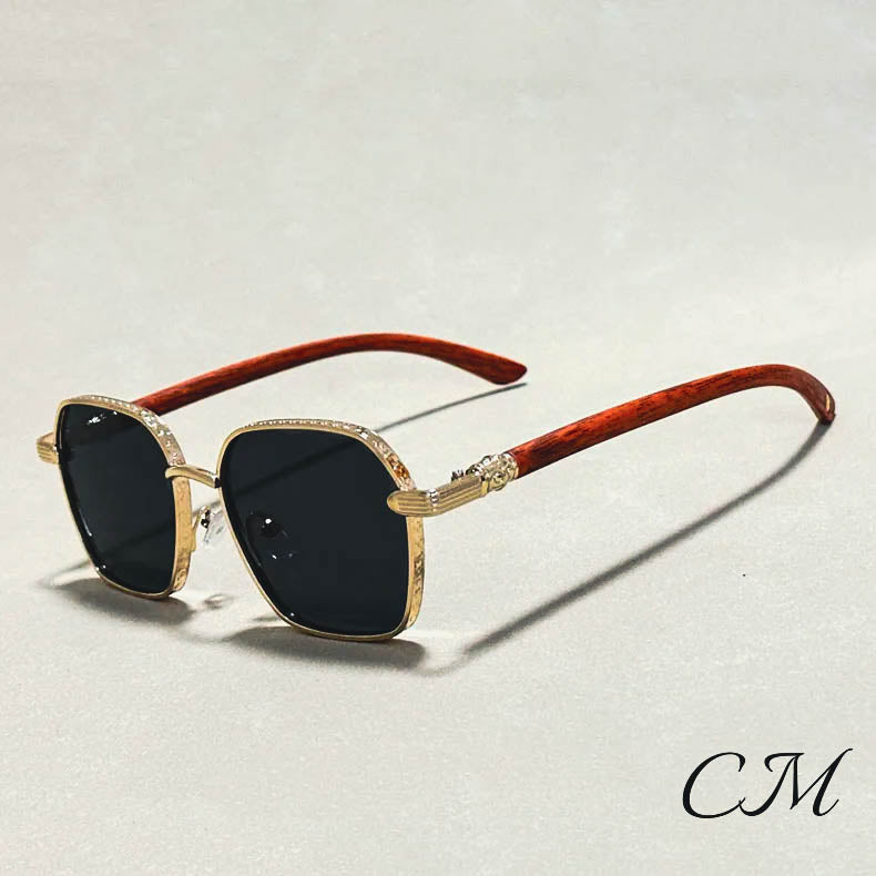 Gafas de sol retro de madera Giovanni™ – Montura de bambú unisex UV400