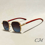 Gafas de sol retro de madera Giovanni™ – Montura de bambú unisex UV400