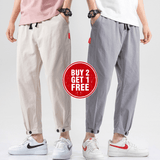 Pantalones ajustados de corte relajado Theo Navarro