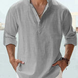 Camisa Clásica de Lino para Hombre