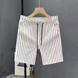 Pantalones cortos deportivos bordados de secado rápido de seda helada