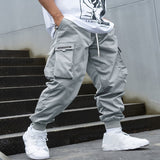 Joggers cargo para hombre con múltiples bolsillos