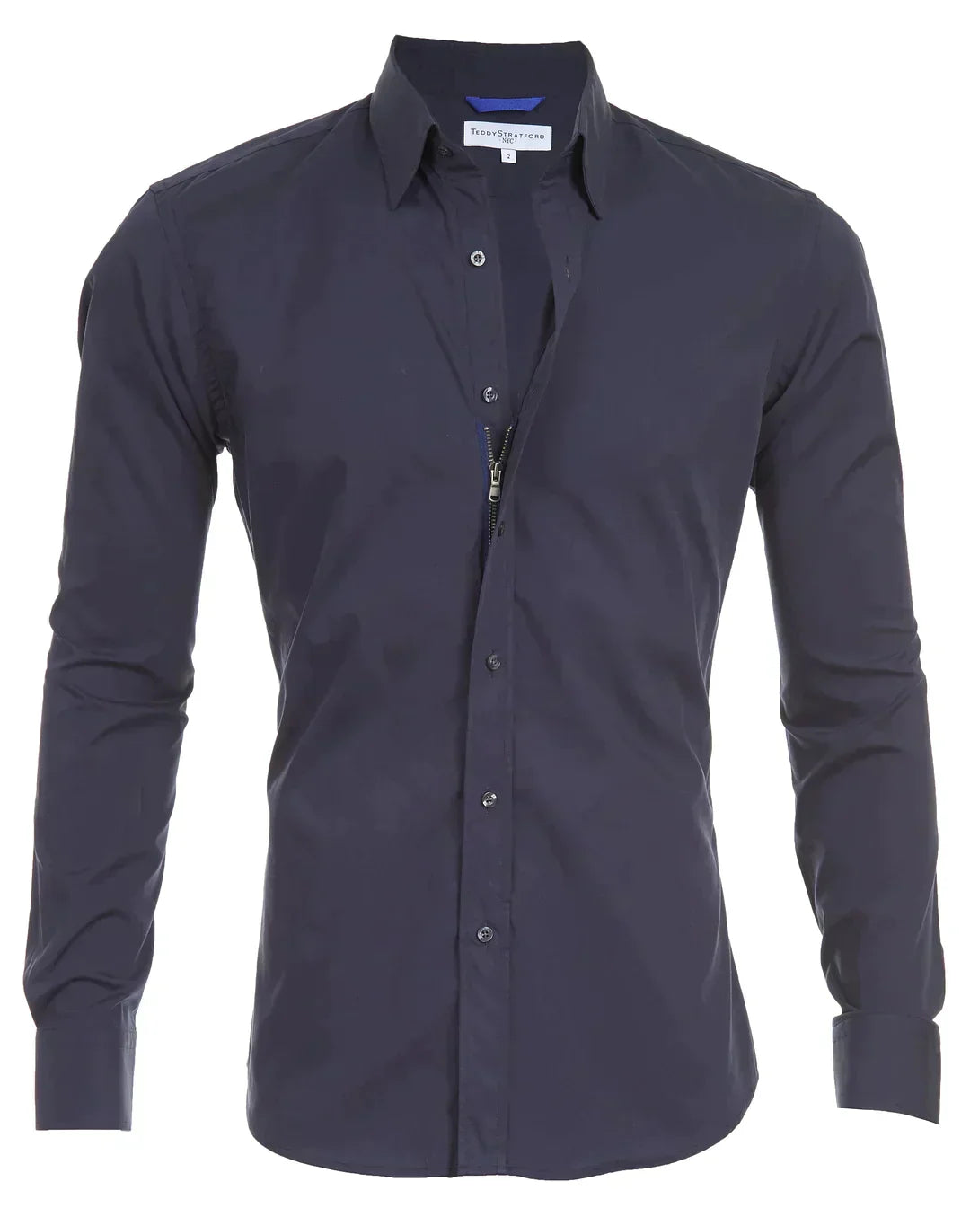 Camisa Elite para Hombre con Cremallera y Tela Elástica