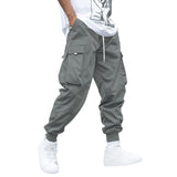 Joggers cargo para hombre con múltiples bolsillos