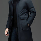 Abrigo elegante con capucha